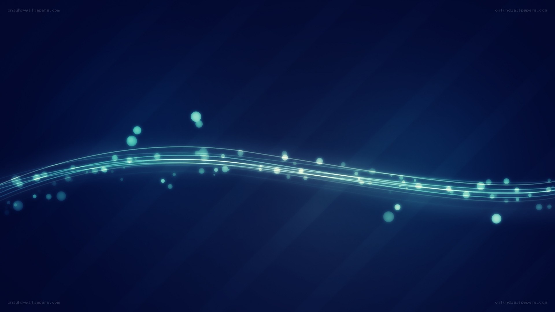 blue light wave animation