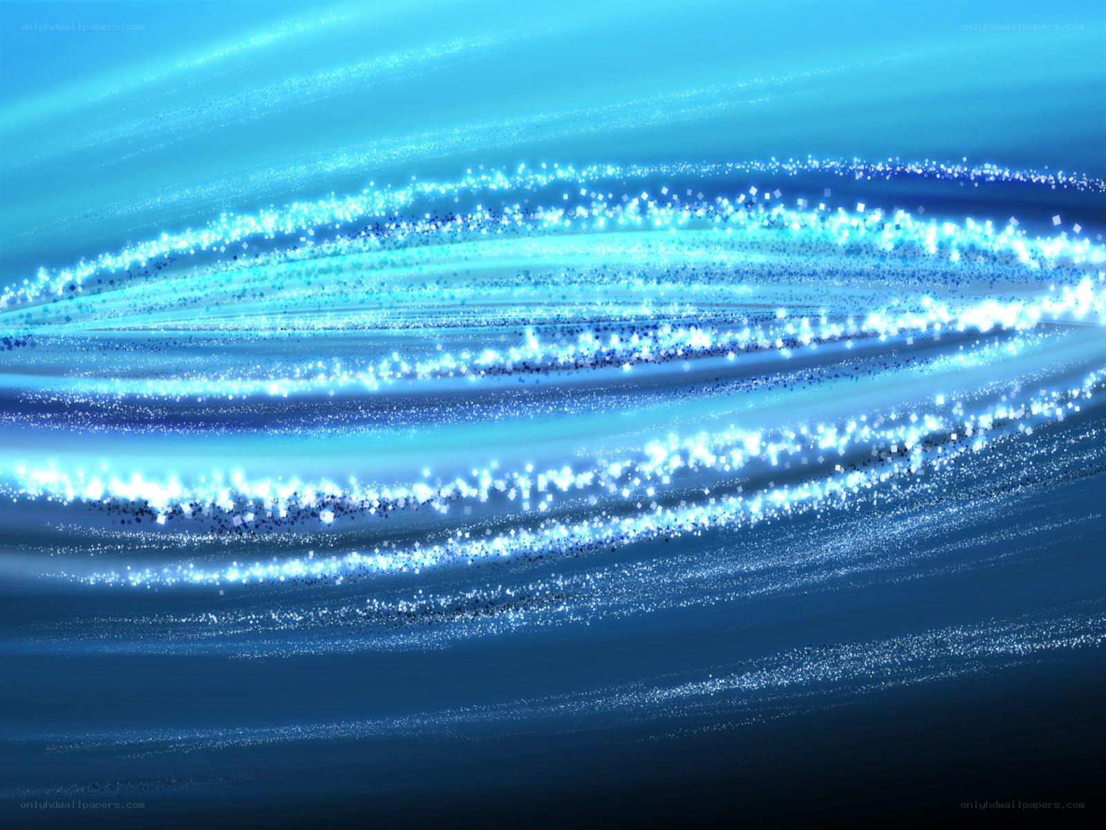 Blue light wave animation