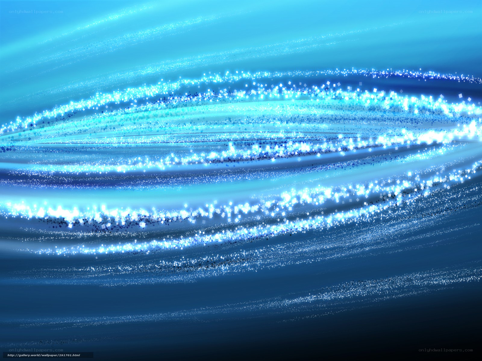 Blue light wave animation