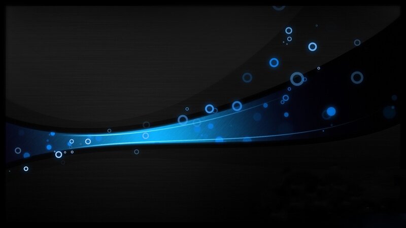 Blue Light Wave — Black, Calm