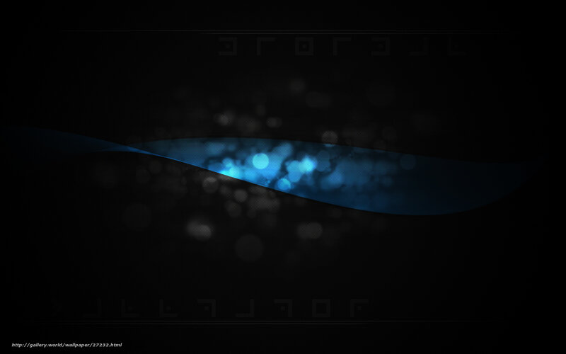 Blue Light Wave — Black
