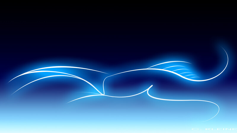 blue light wave design