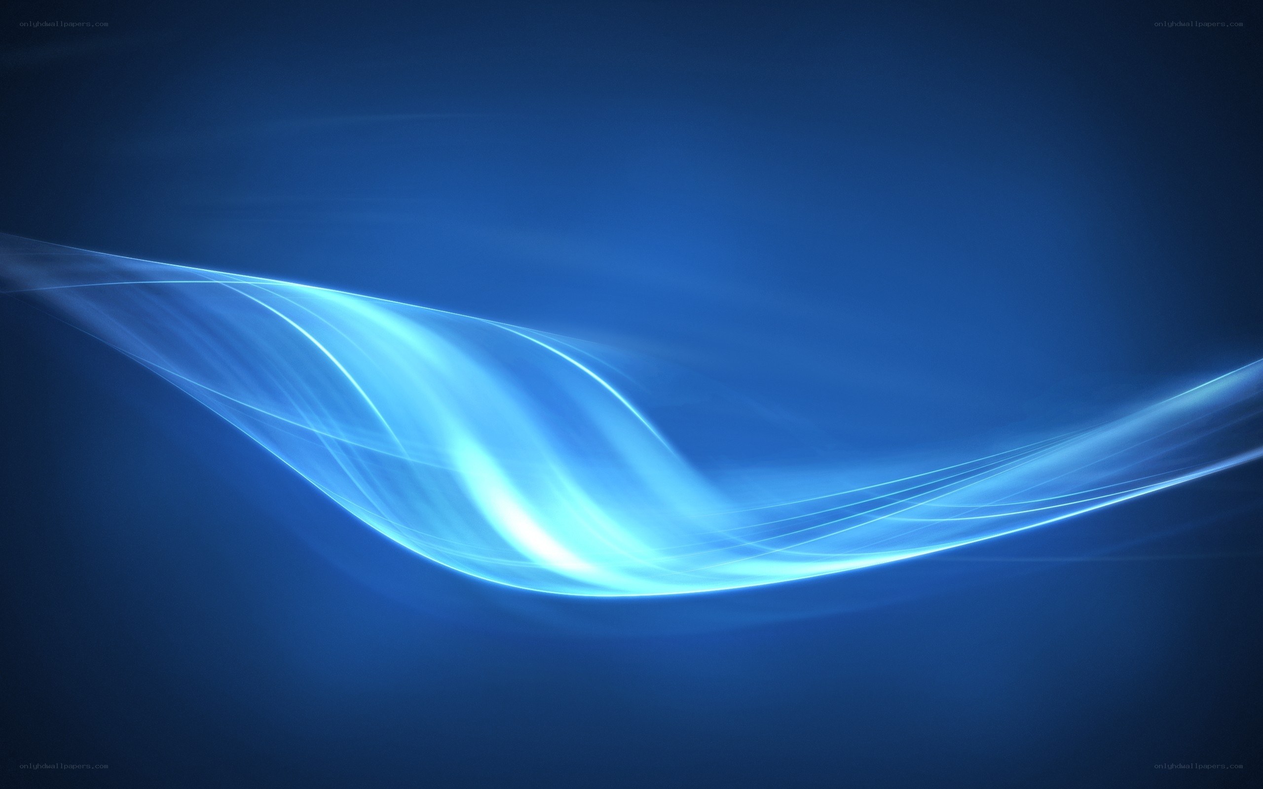 Blue light wave motion