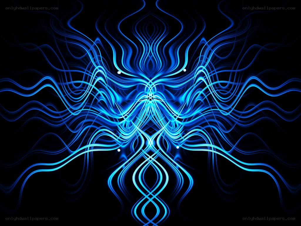 blue light wave patterns