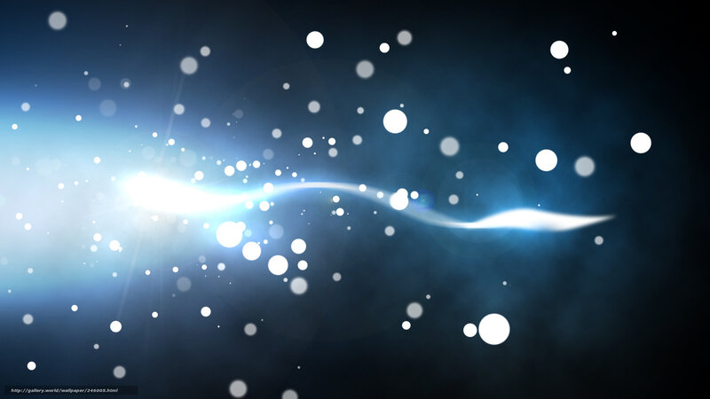 Blue Light Wave with Particles — Serene