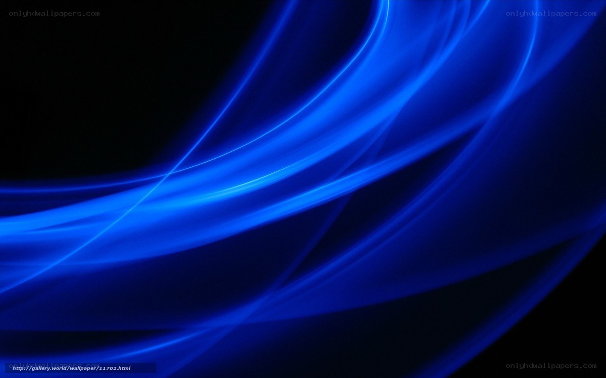 Blue light waves abstract