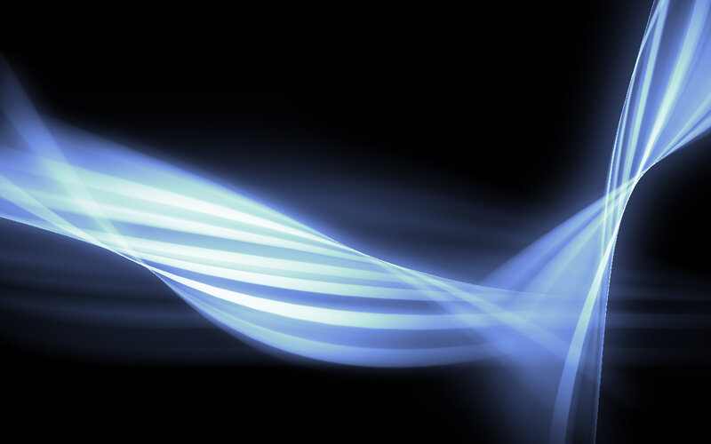 blue light waves abstract background