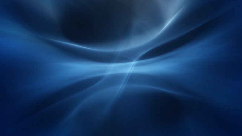 Blue Light Waves — Abstract, White