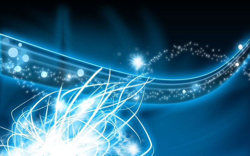 Blue Light Waves and Particles