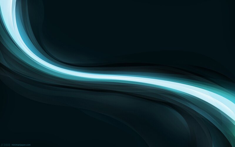Blue Light Waves — Black, Calm