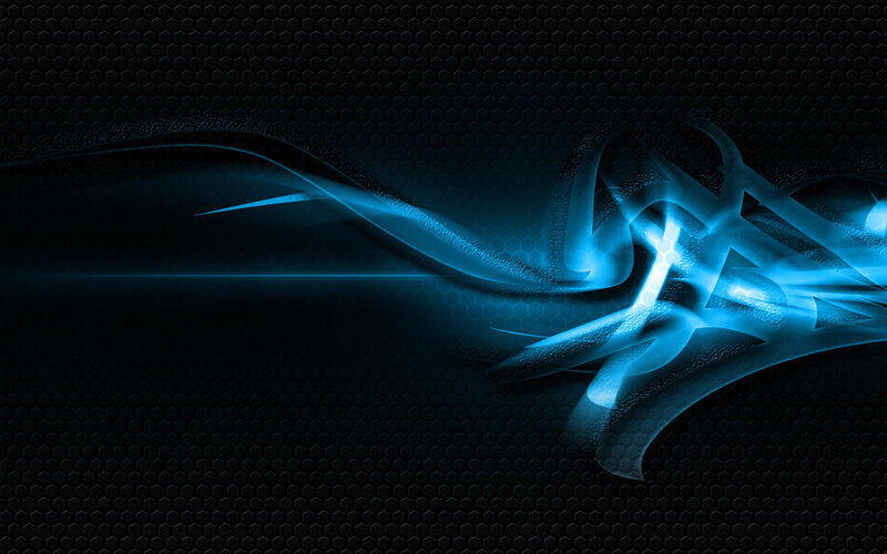 Blue Light Waves — Black, Dynamic
