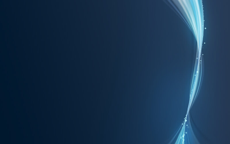 Blue Light Waves — Calm, Abstract, Particles