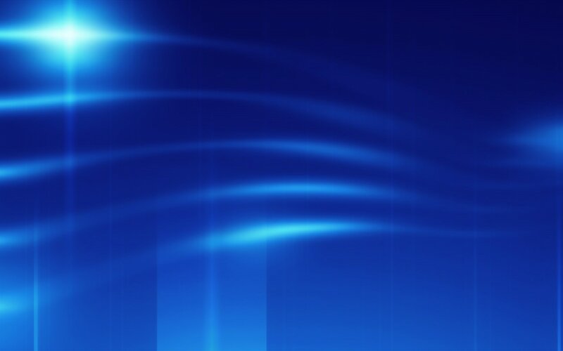 Blue Light Waves — Calm, Glow