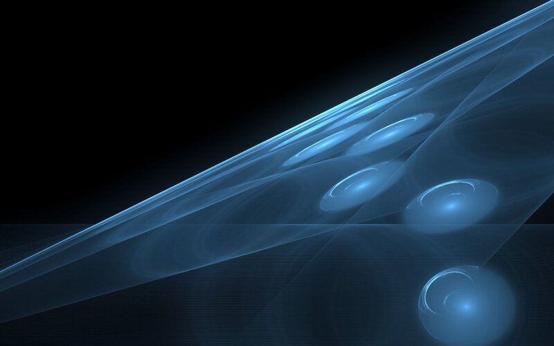 Blue Light Waves — Dramatic, Abstract