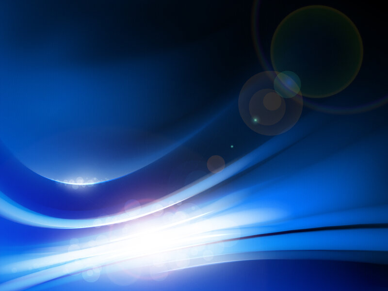 Blue Light Waves — Dynamic, Abstract, Glow