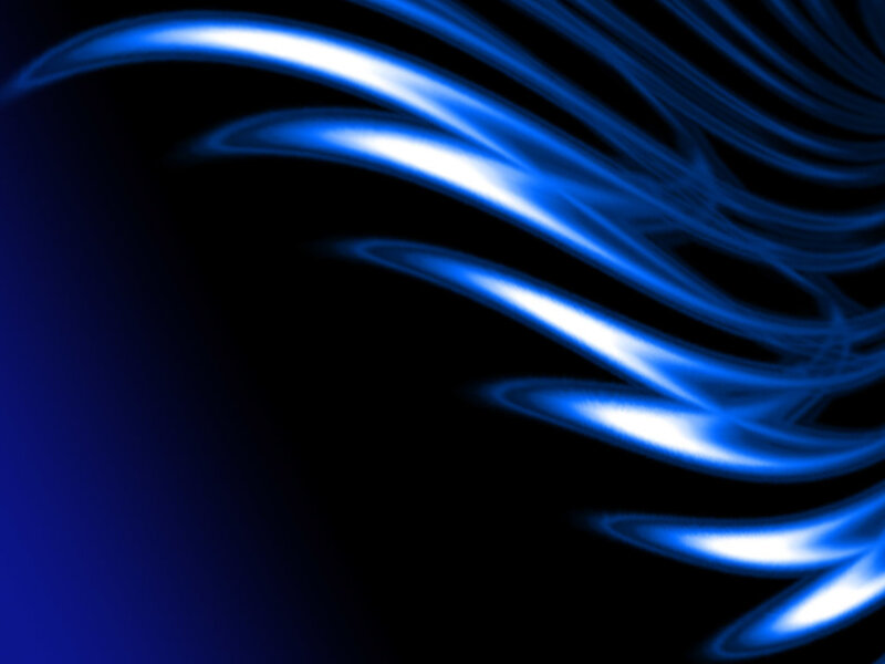 Blue Light Waves — Dynamic, Black