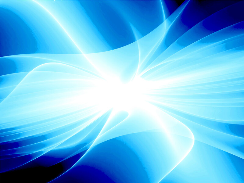 Blue Light Waves — Dynamic, White