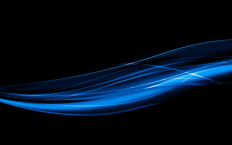 blue light waves on black