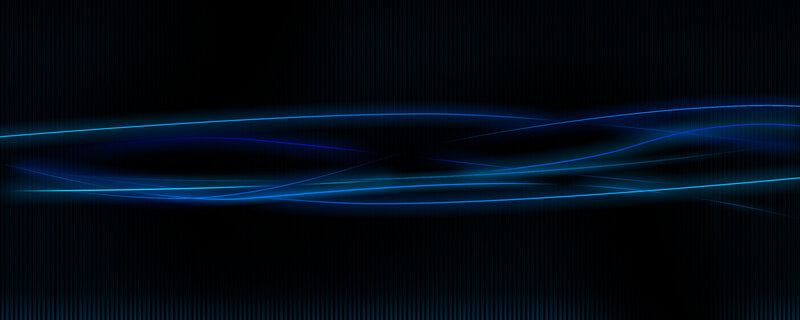blue light waves on dark background