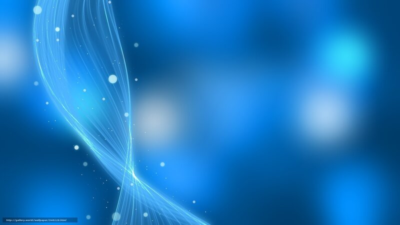 Blue Light Waves — Serene, Abstract, Particles, Glow