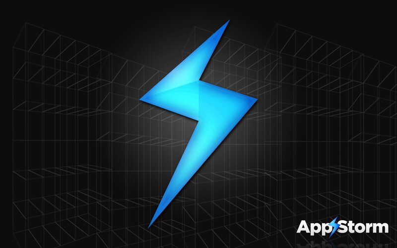 Blue Lightning Bolt — Technological