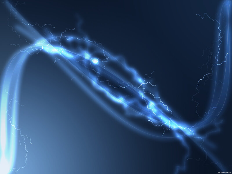 Blue Lightning Bolts