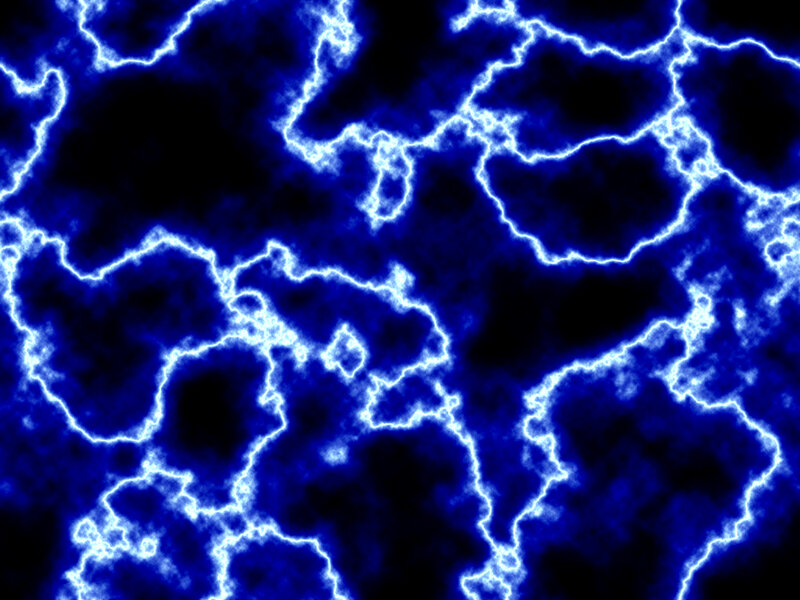 Blue Lightning Pattern