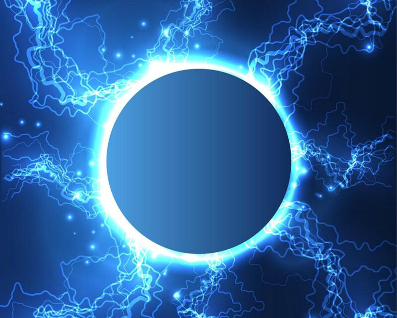 Blue Lightning Ring