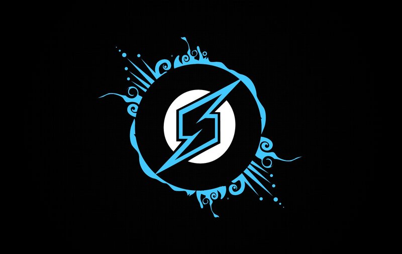 Blue Lightning Symbol