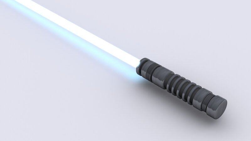 blue lightsaber blade