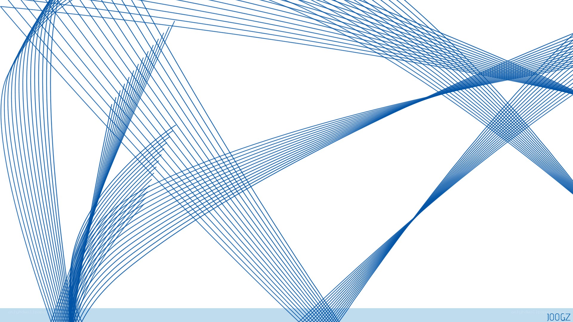 Blue line abstract design