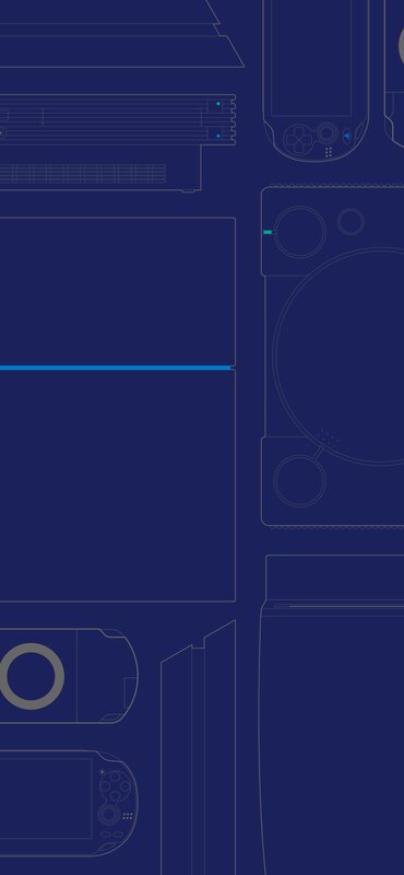 Blue Line Art of Consoles