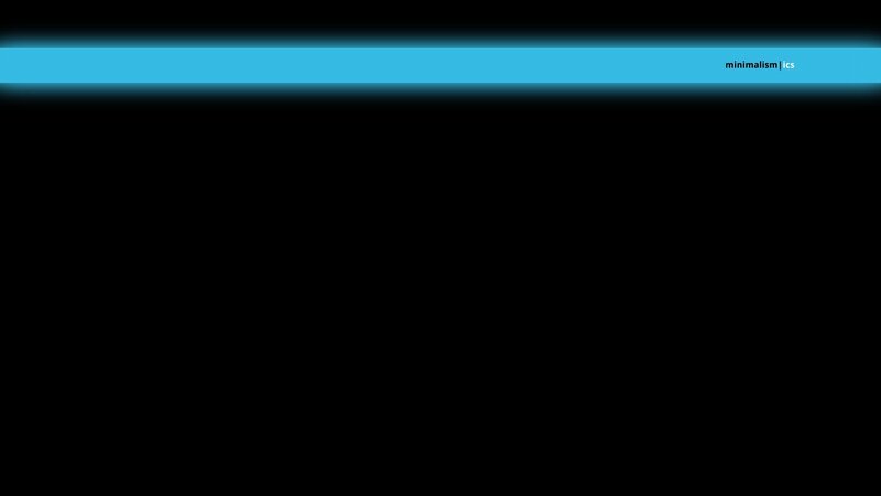 blue line on black background