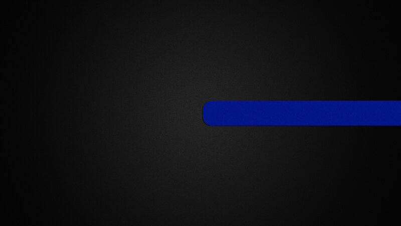 blue line on black background