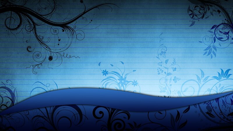 Blue Lined Paper Background