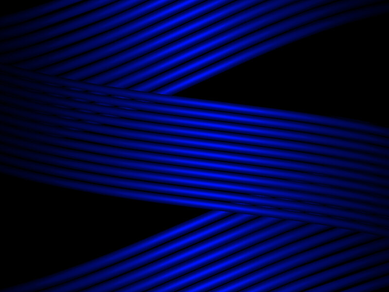 Blue lines on black background