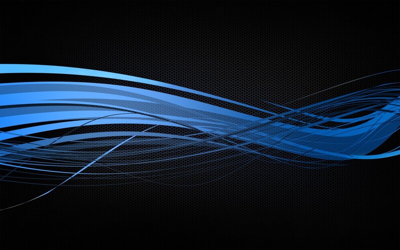 Blue Lines on Black Background — Dynamic