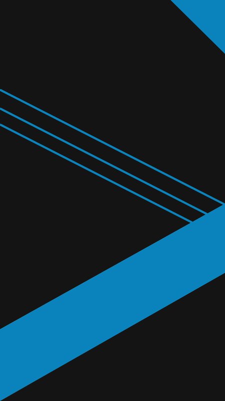 Blue Lines on Black Background — Minimalist