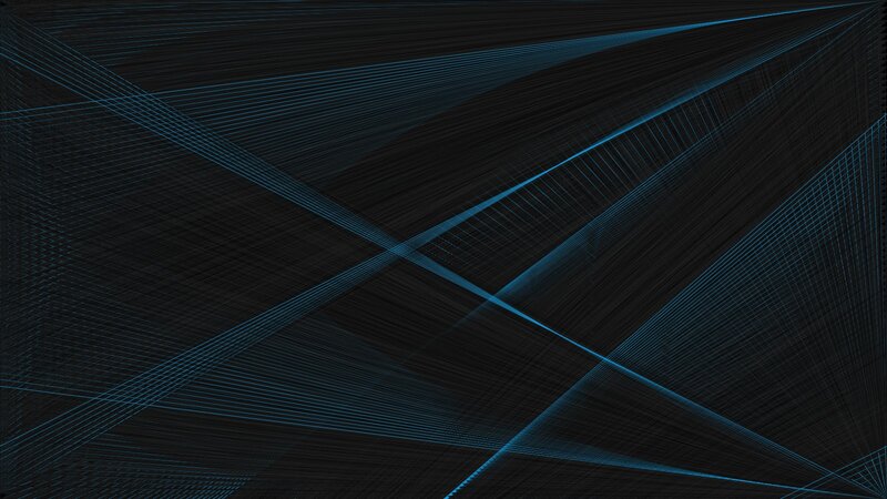 Blue Lines on Black Background