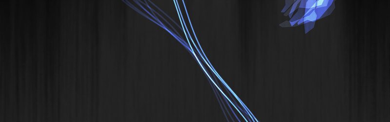 blue lines on dark background