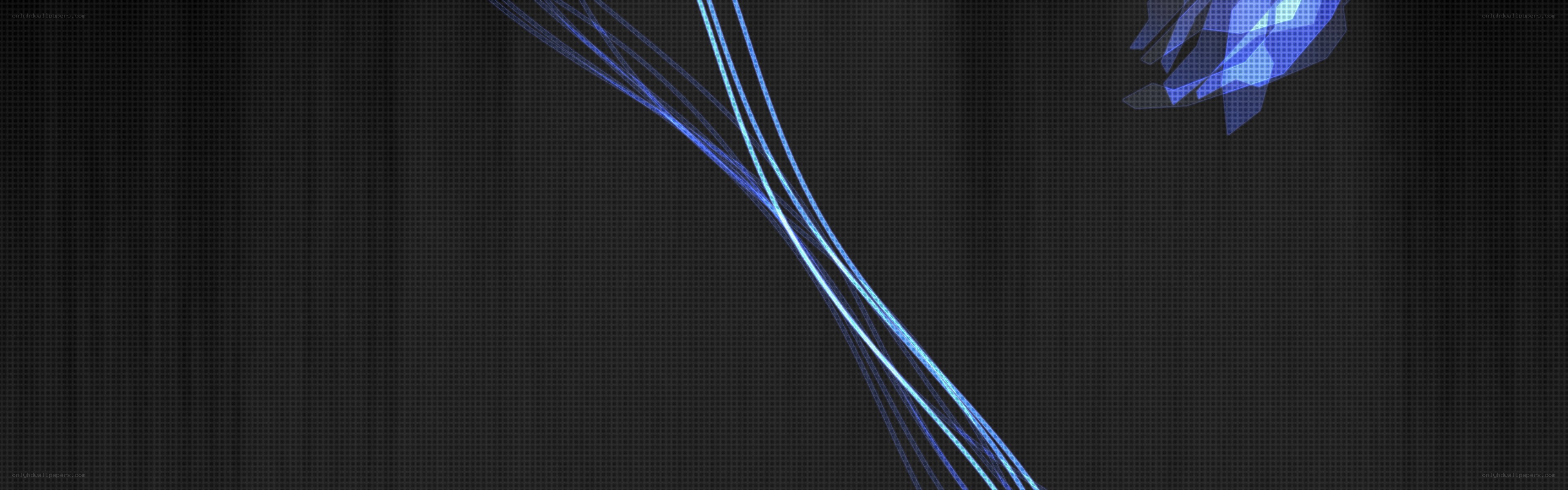 blue lines on dark background