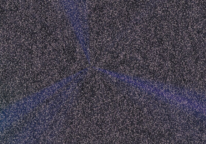 blue lines on static background