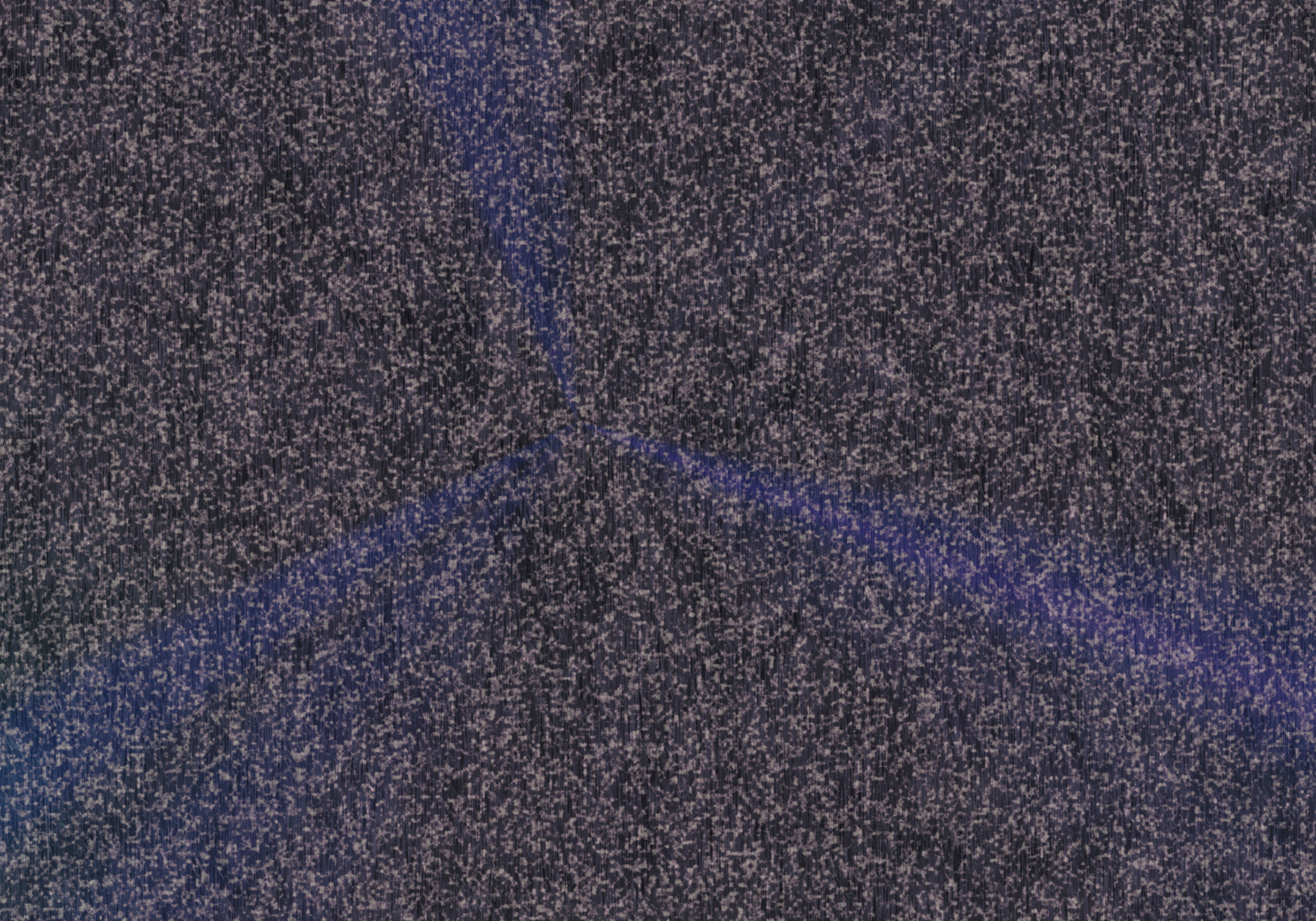 blue lines on static background