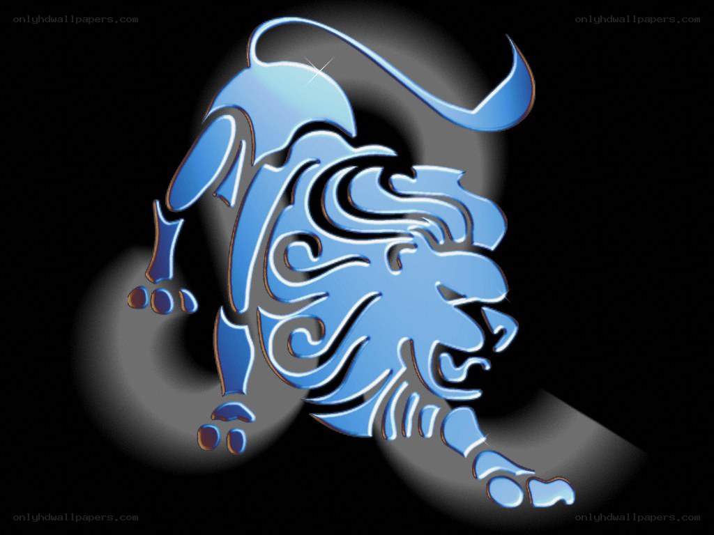 blue lion zodiac symbol