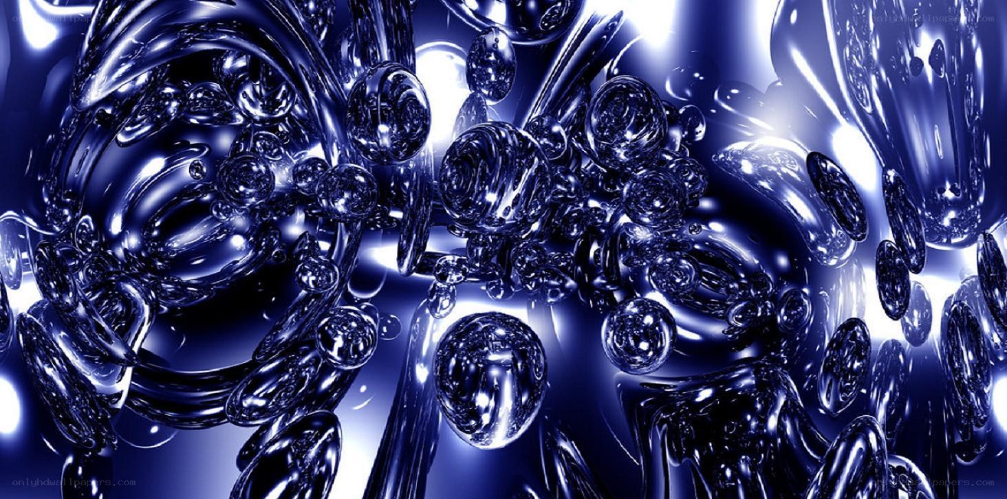blue liquid abstract art