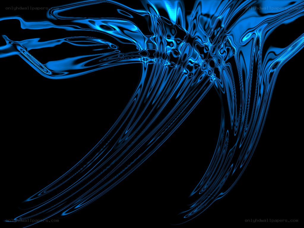 blue liquid abstract design
