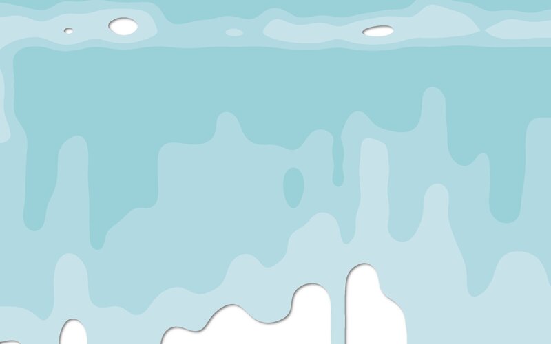 blue liquid dripping