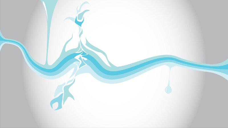 Blue Liquid Flow