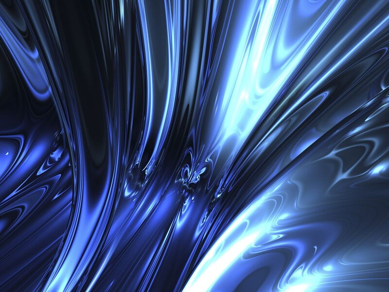 Blue liquid light waves