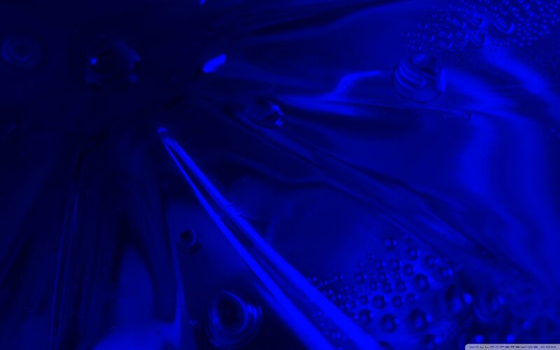 Blue Liquid Surface — Dark